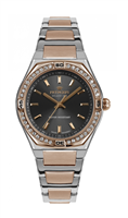 Armbanduhr Pryngeps Dame Wall Street in Vernickelt stahl roségold A1203/R